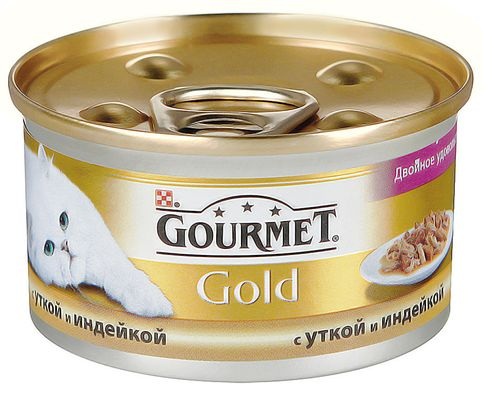 GOURMET GOLD консервы Утка и индейка 85г