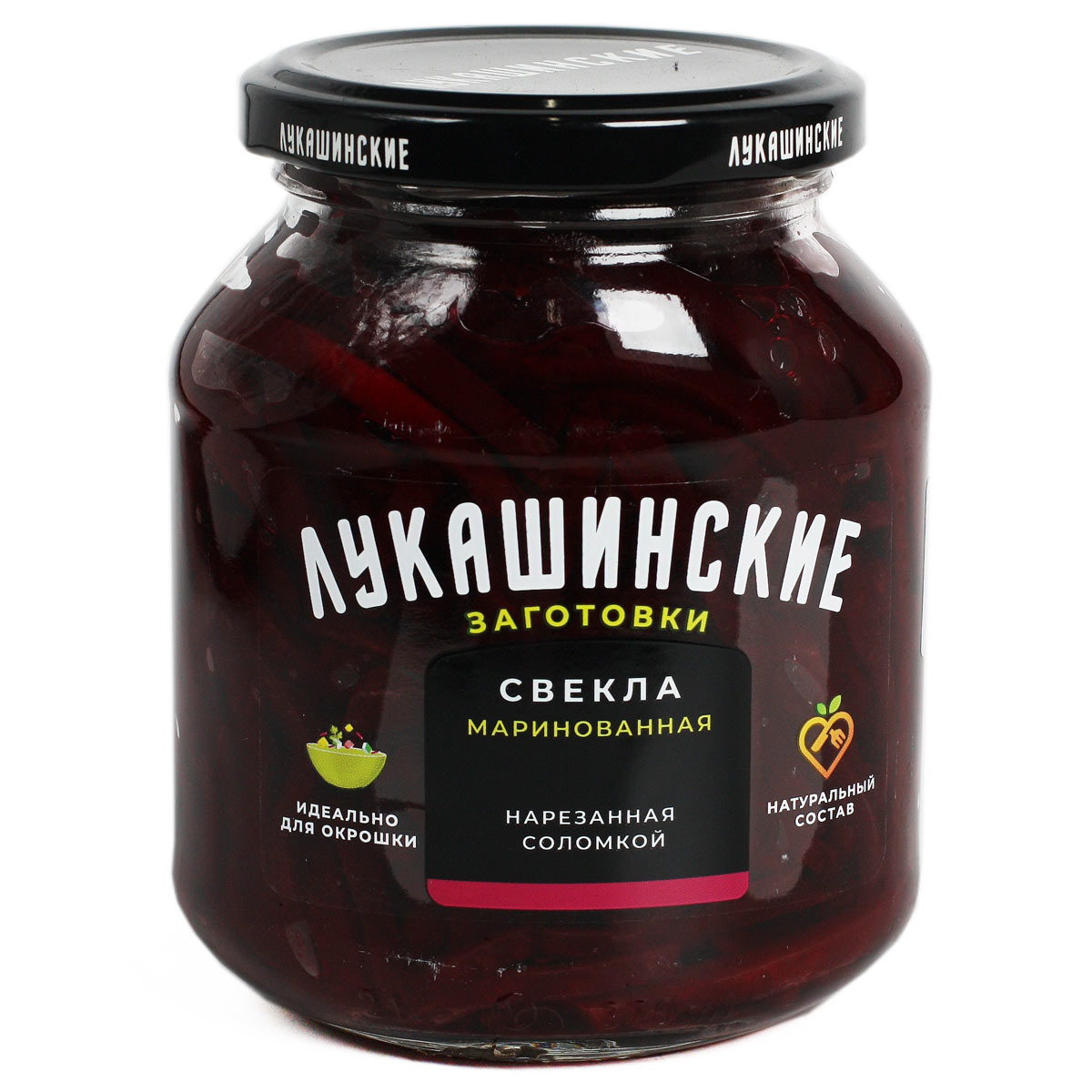 Лукашинские заготовки свекла по деревенски 370мл Лукашинские заготовки свекла по деревенски 370мл