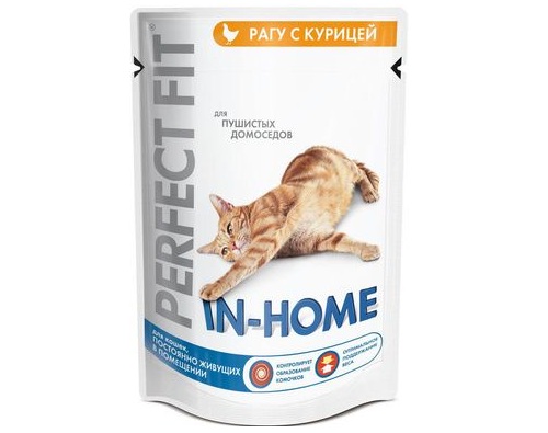 Perfect Fit д/дом. кошек, с лососем, 650 г