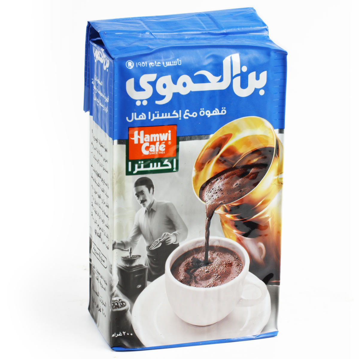 Кофе с кардамоном Hamwi среднией обжарки молотый 200г