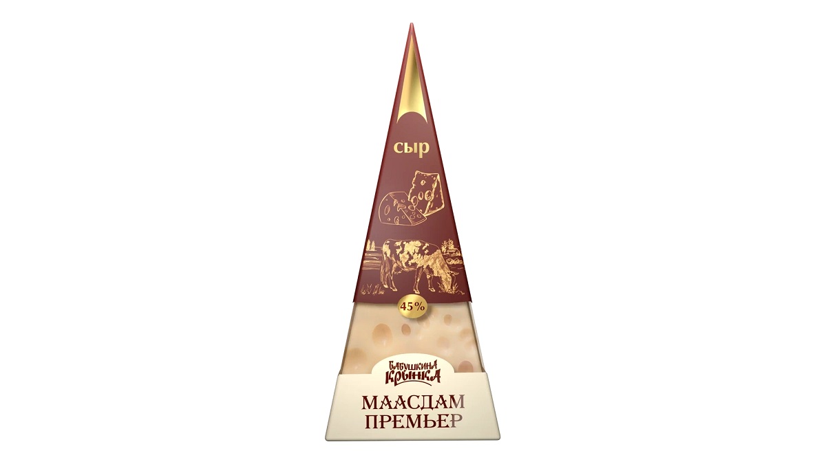 Бабушкина Крынка сыр Маасдам Премьер 45% 200г