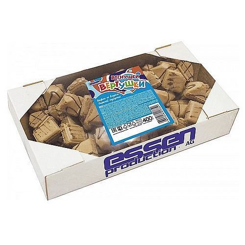 Вафли Вертушки-веснушки со вкусом вареной сгущенки 400г