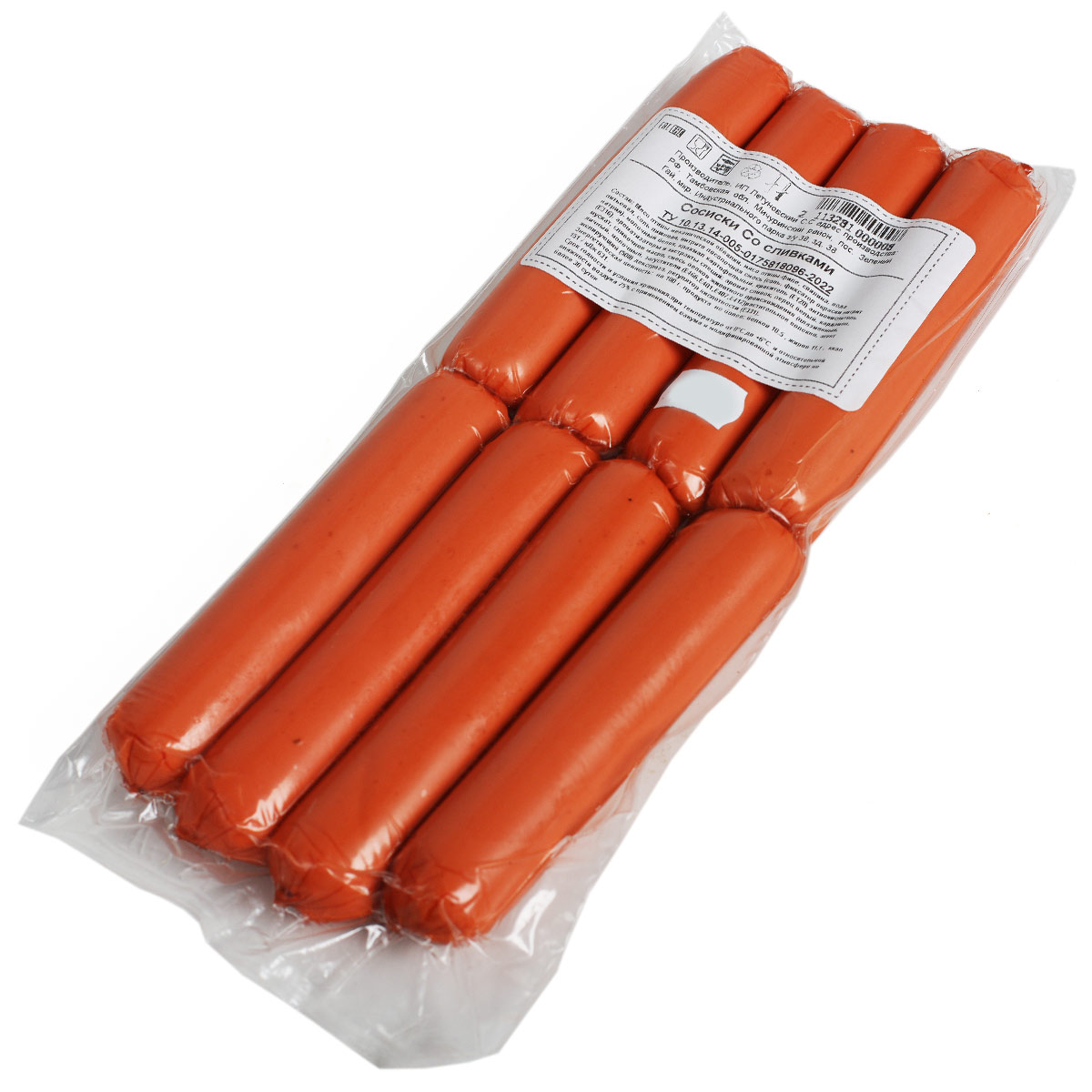 Сосиски со сливками ИП Летуновский