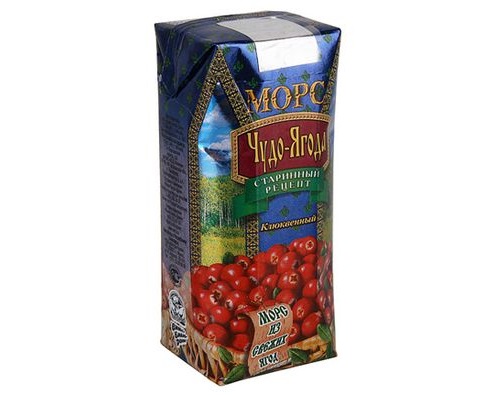ЧУДО-ЯГОДА, Морс Клюквенный, 0,25л 