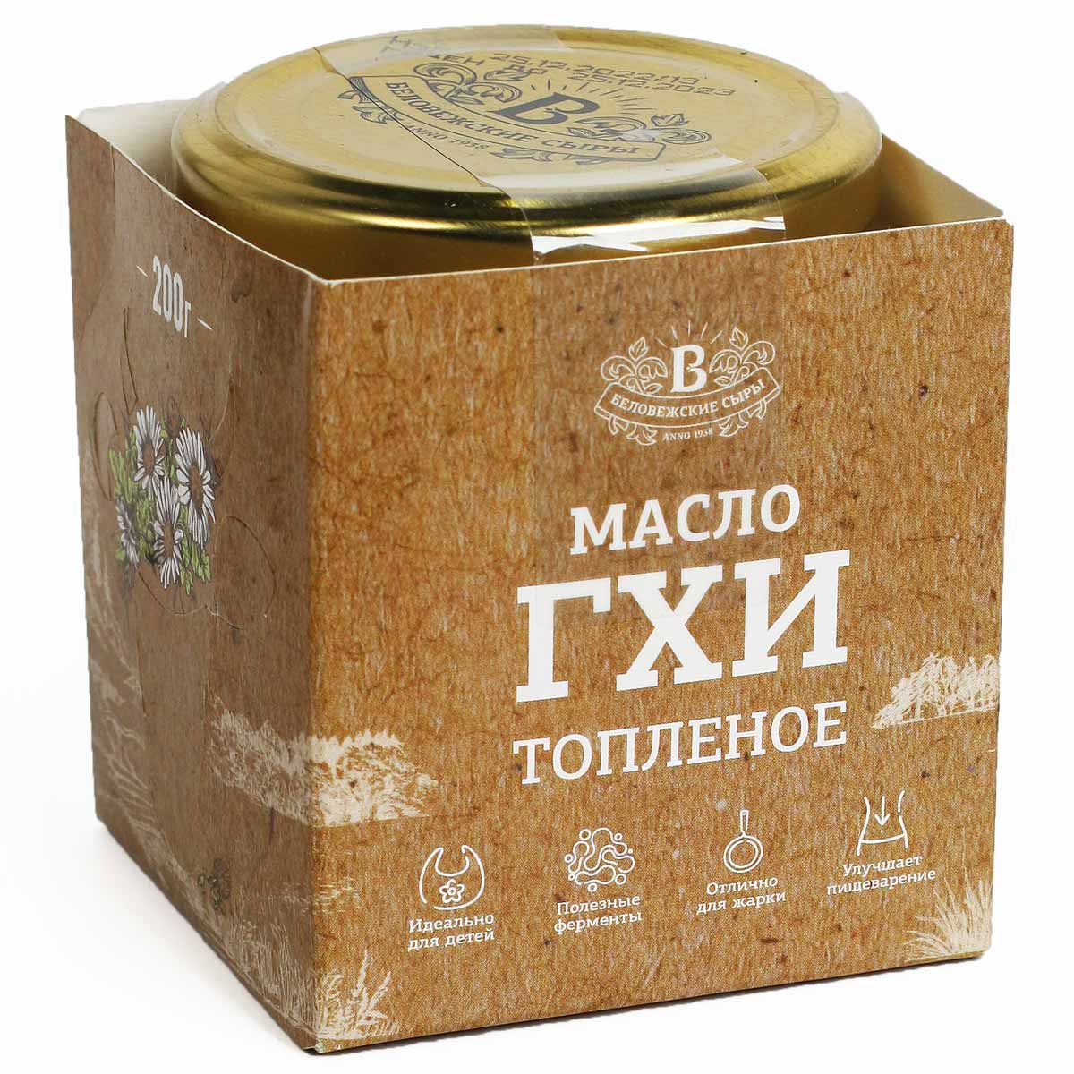 Масло топлёное ГХИ Беловежские сыры 200г Масло топлёное ГХИ Беловежские сыры 200г