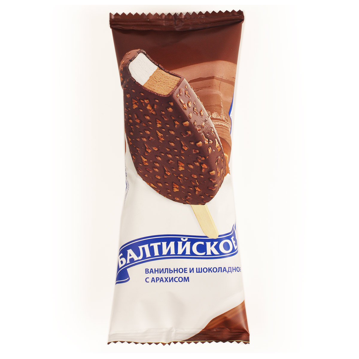 Хладокомбинат №1 мороженое Эскимо Балтийское двухслойное с орехом 80г Хладокомбинат №1 мороженое Эскимо Балтийское двухслойное с орехом 80г