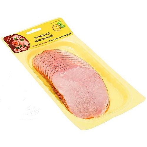 Иней карбонад Юбилейный варено копченый в нарезке 150г