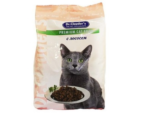 Доктор Клаудер сухой корм с лососем 400г