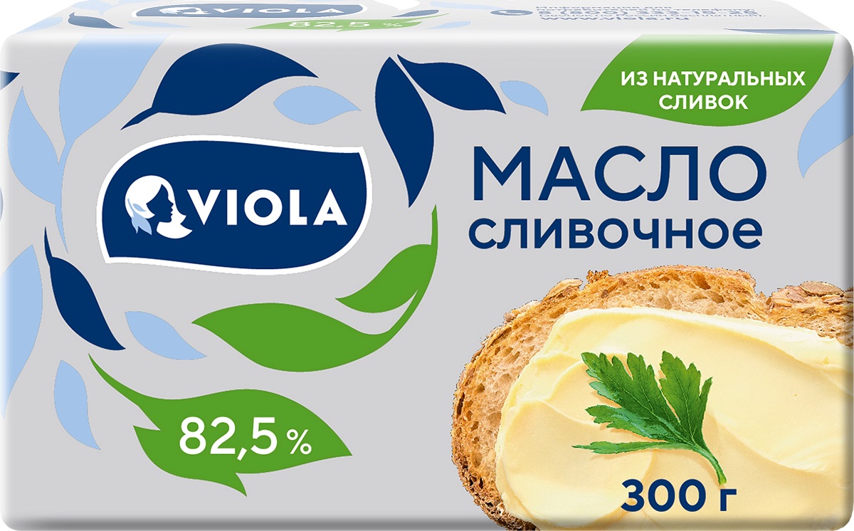 VIOLA масло сладко-сливочное Виола 82% 300г