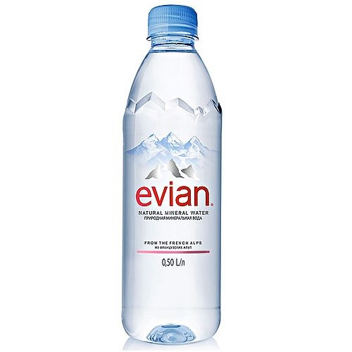 EVIAN Минеральная вода 0.5л