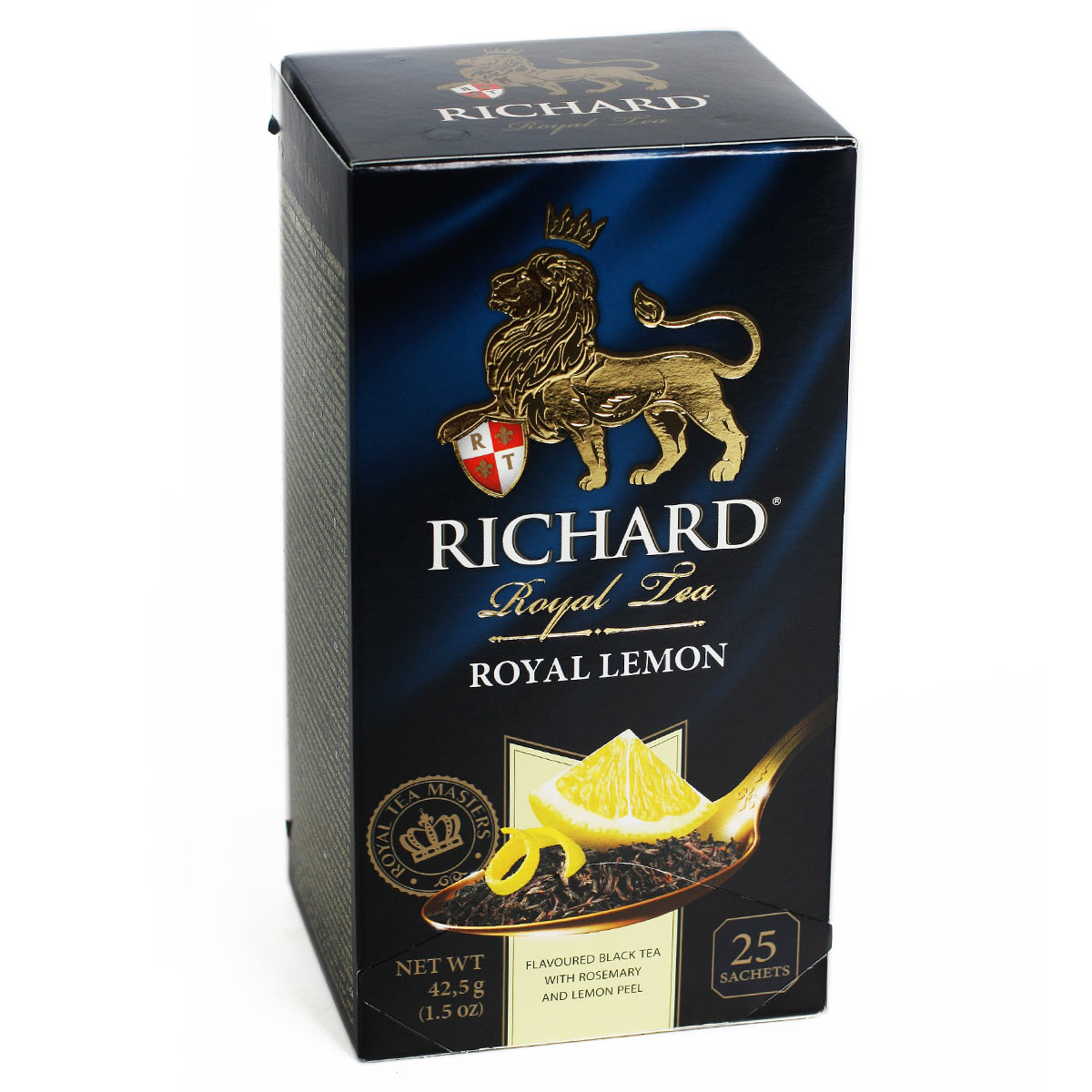 Чай Ричард черный Roal Lemon 25X2г 50г