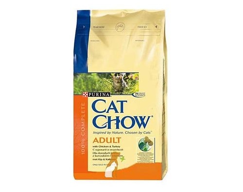 CAT CHOW ADULT Д/взр. кош., Кур/Инд, 15кг
