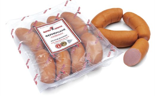 Сардельки Фермерские охлажденные Фабрика качества