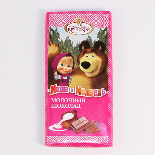 Фабрика Крупской шоколад Маша и медведь 90г
