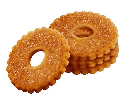 Печенье Кубанские колечки мини (шоколад), 500 гр. Краснодарский кр.