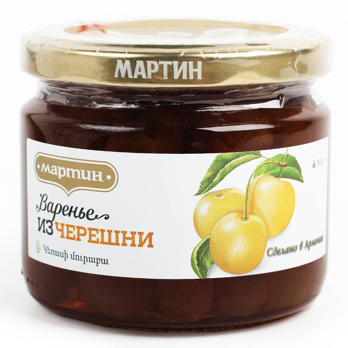 Варенье из черешни МАРТИН 380г Варенье из черешни МАРТИН 380г