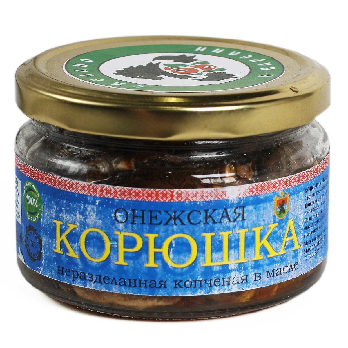 Корюшка Онежская неразделанная в масле 250мл Корюшка Онежская неразделанная в масле 250мл