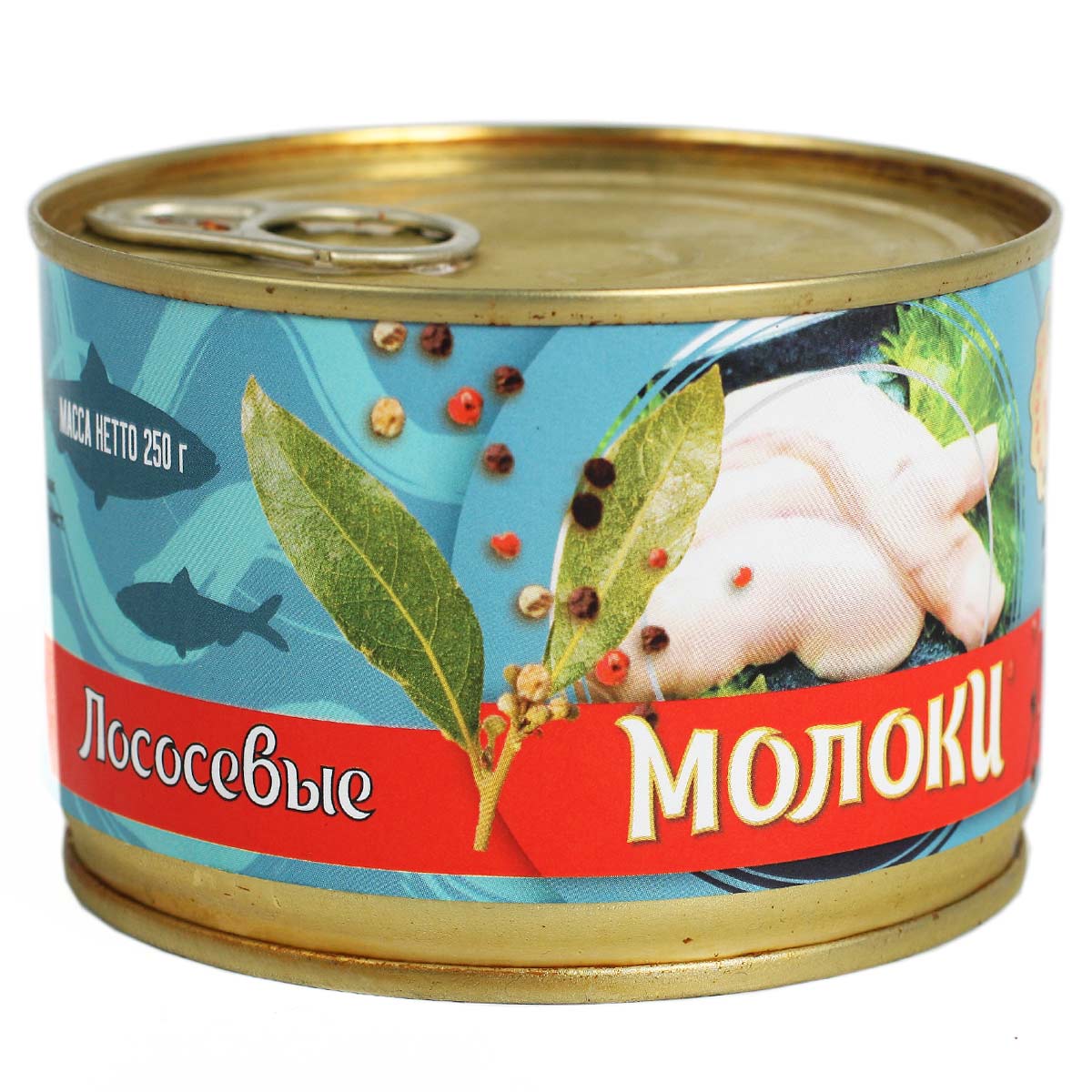 Молоки лосося по дальневосточному 250г Рыбка Икорка