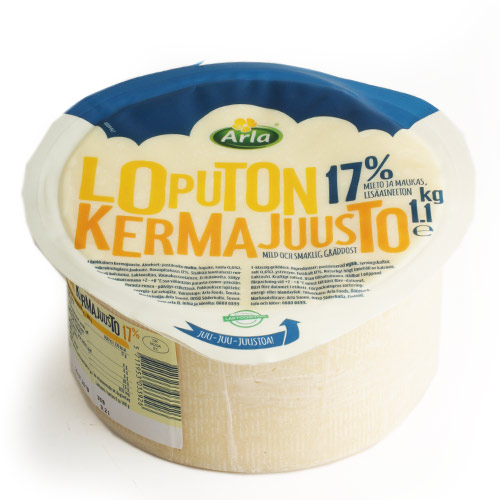 ARLA LOPUTON KERMAJUSTO cыр легкий Арла Лопутон 17% 1.1кг