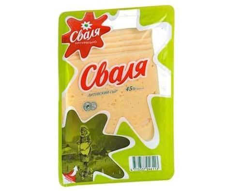 Литовский сыр Сваля в нарезке 200г