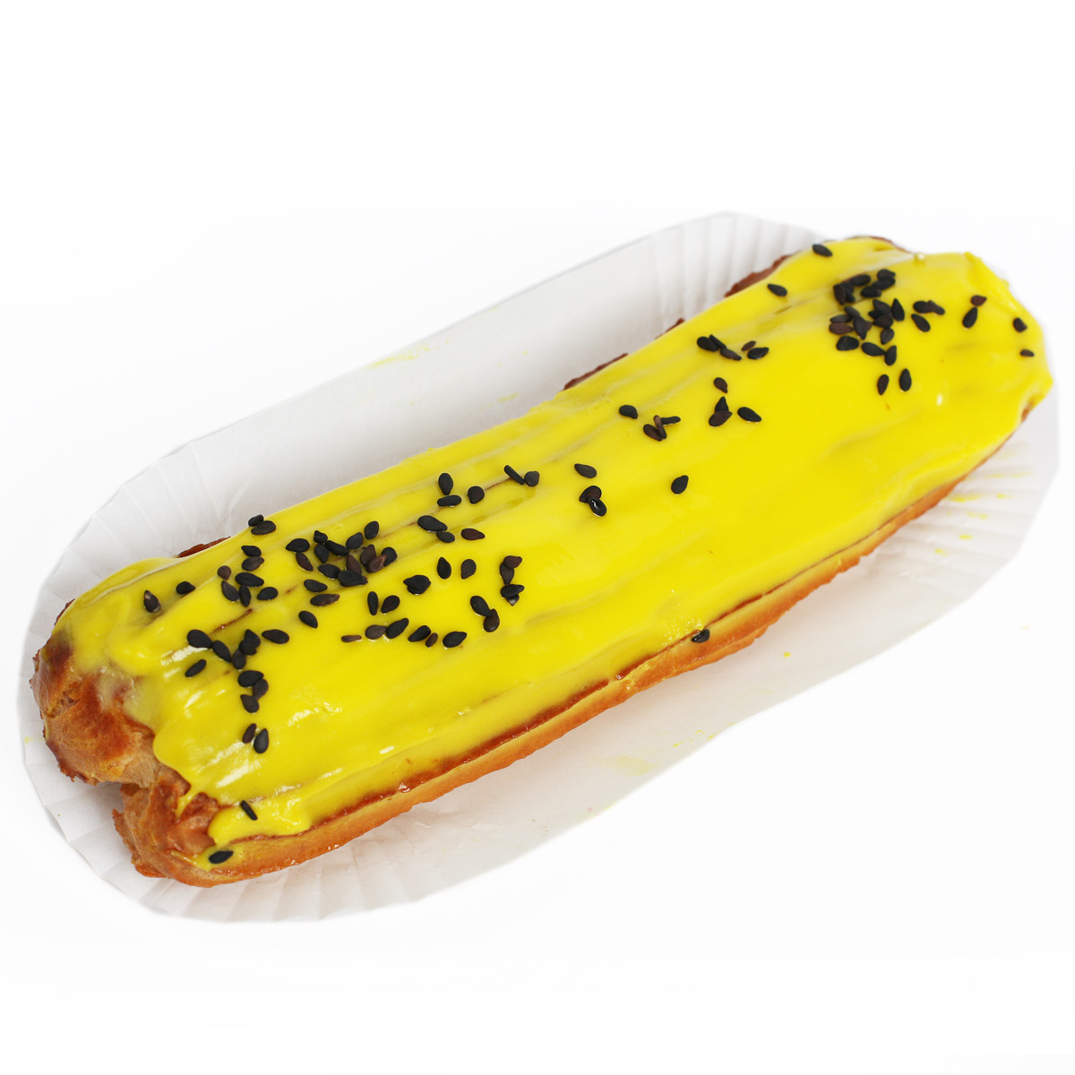 Пирожное Эклер манго-маракуя пекарня Бриошь 75г