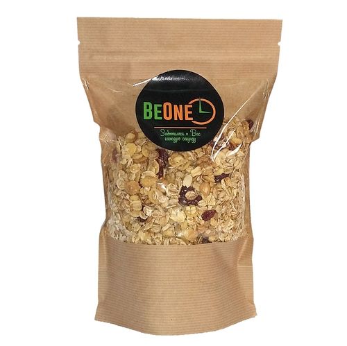 Гранола BeOne с клюквой в меду мюсли хрустящие 400г