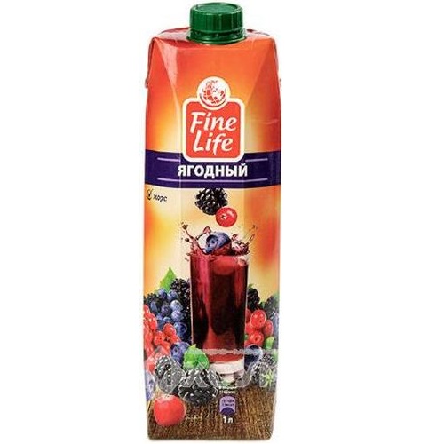 Fine Life морс Ягодный 1л Fine Life морс Ягодный 1л