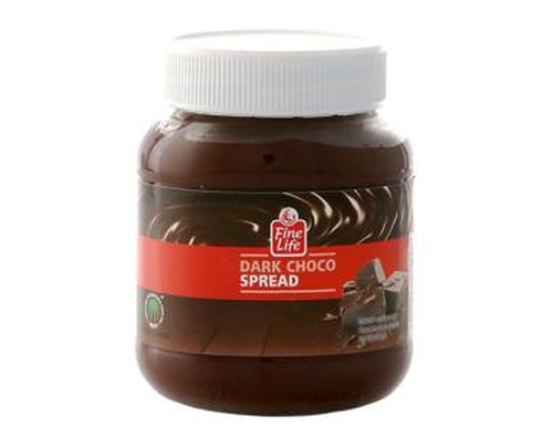 FINE LIFE шоколадная паста темная 400г