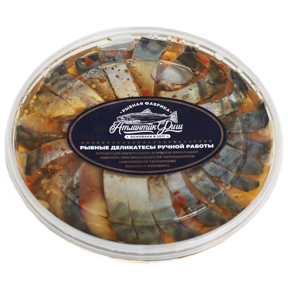 Скумбрия холодного копчения в масле МЕКСИКА 120г АтлантикФиш