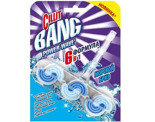 Cillit BANG, 6 в 1, морской бриз, 39 гр.