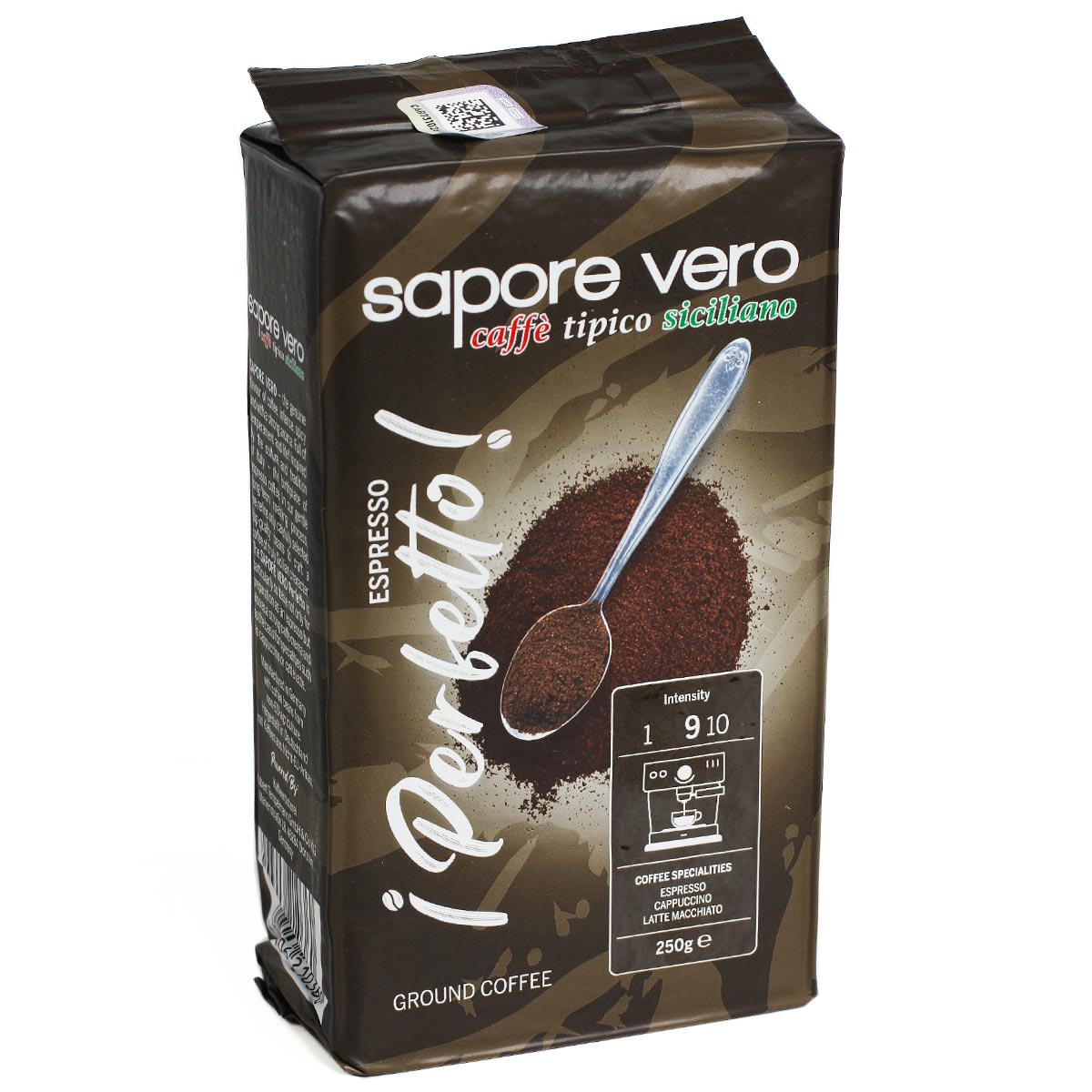 SAPORE VERO ESPRESSO PERFETTO Кофе натуральный жареный молотый 250г SAPORE VERO ESPRESSO PERFETTO Кофе натуральный жареный молотый 250г