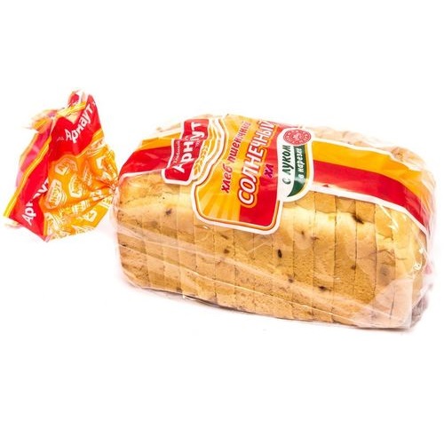 АРНАУТ Хлеб Солнечный пшеничный с луком 350г