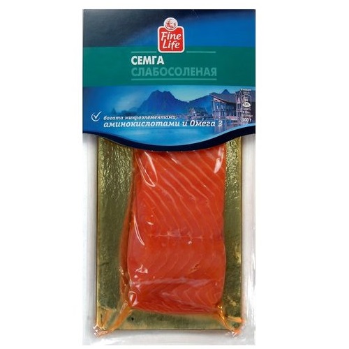 Семга филе слабосоленое Fine Life 200г