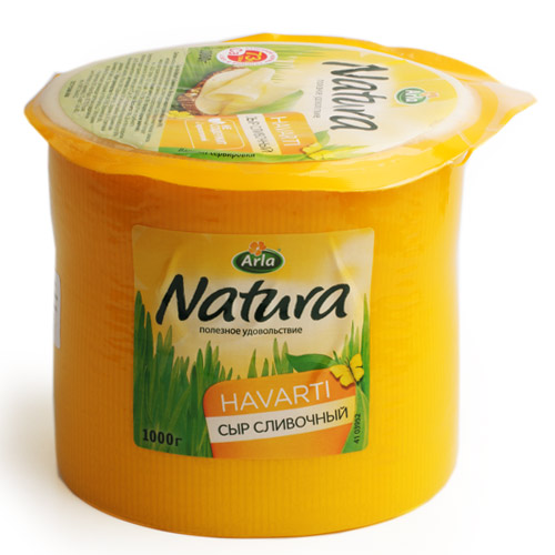 Сыр Арла Натура сливочный ARLA NATURA 1кг