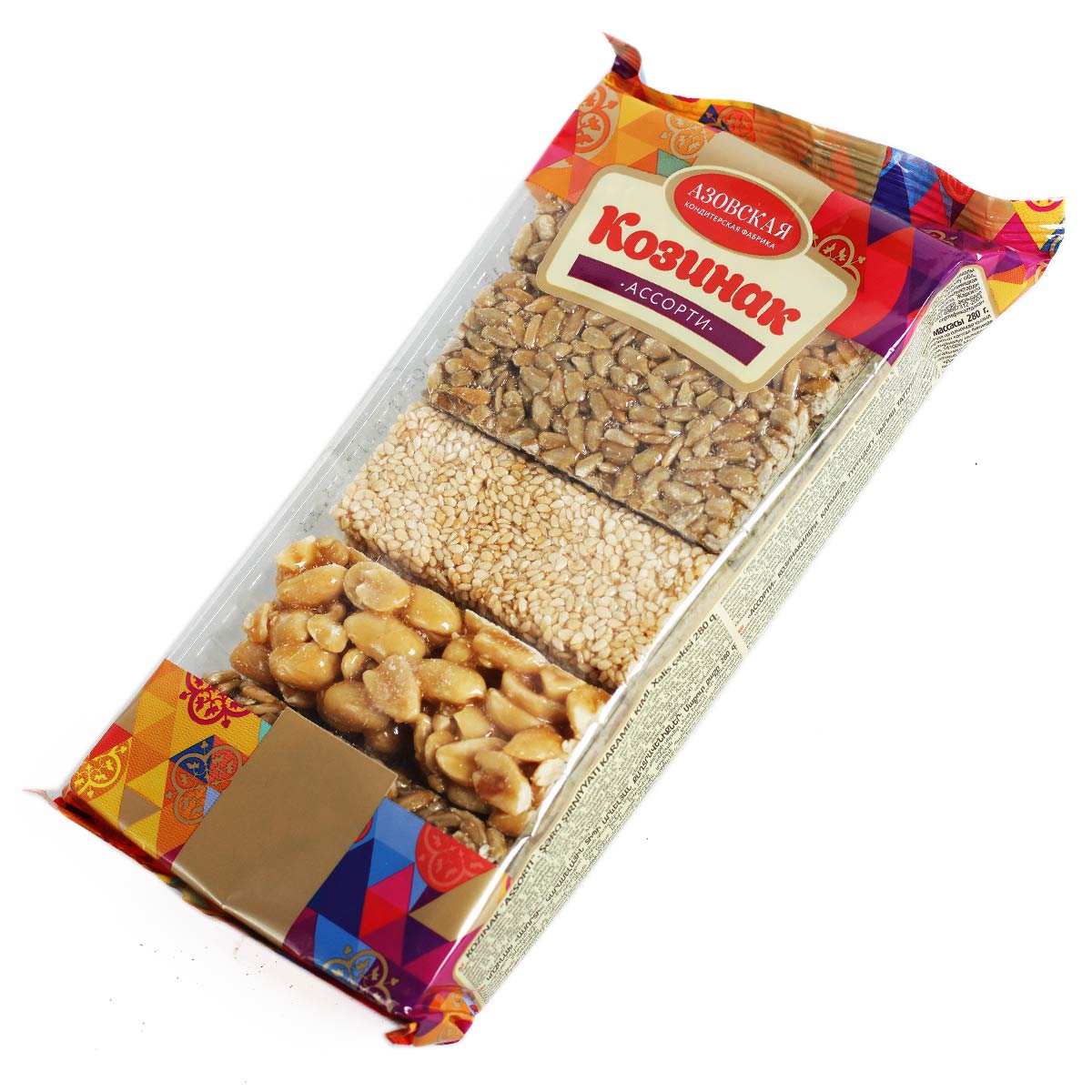 Козинак ассорти Азовская КФ 280г