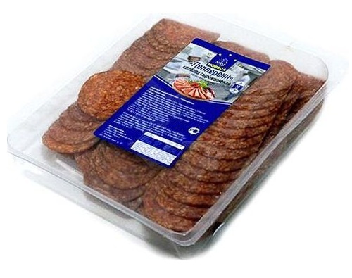 HORECA SELECT колбаса Пепперони нарезка сырокопченая 500г 