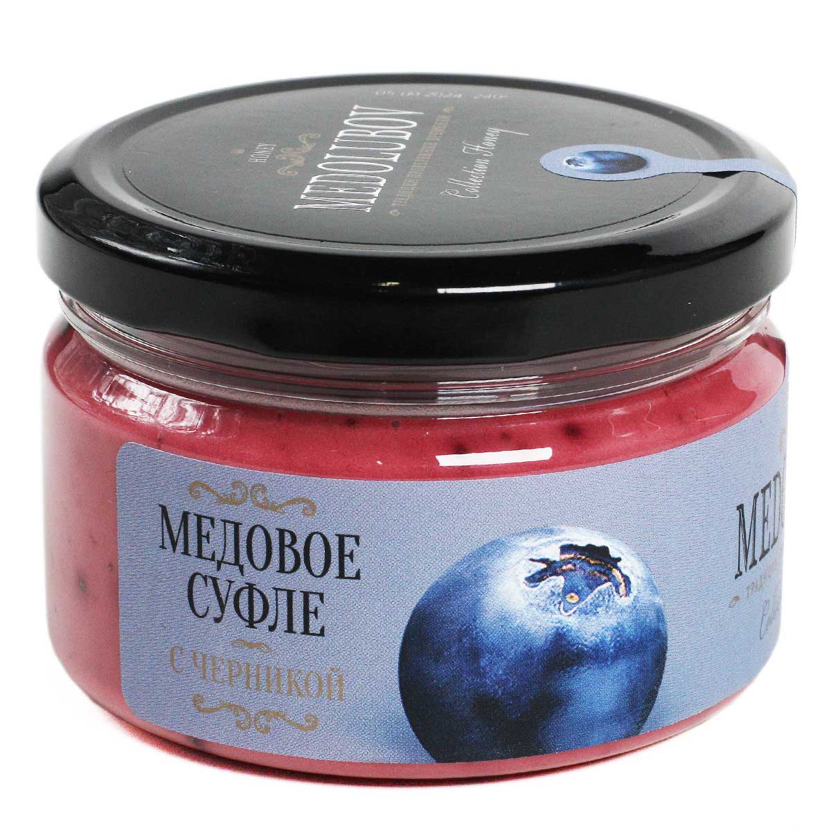 Медовое суфле с черникой MEDOLUBOV 250мл