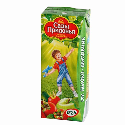 Сады Придонья сок Яблоко Шиповник 0.2л