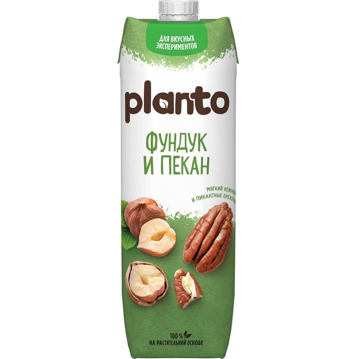 planto напиток растительный Фундук и пекан 1% 1л