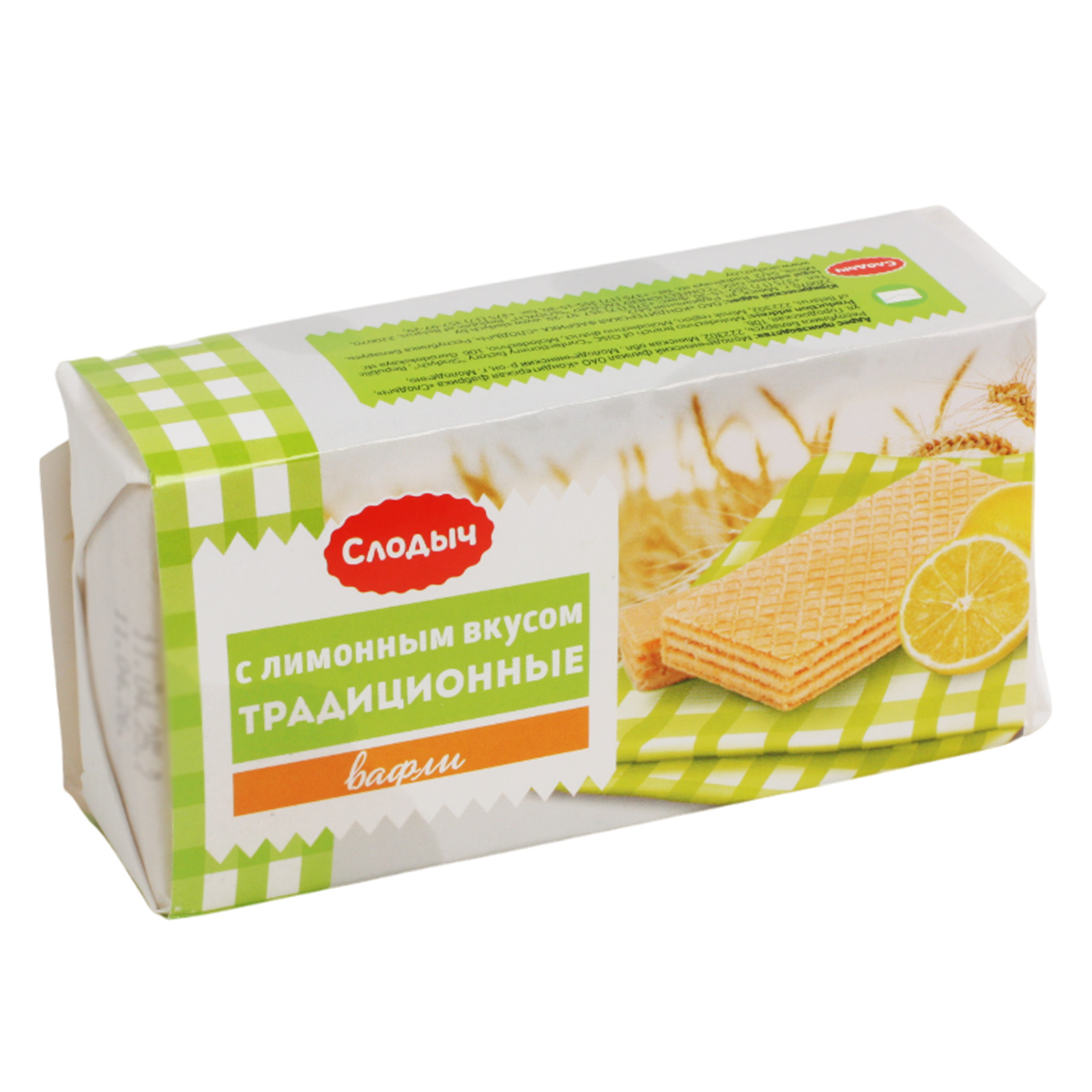Вафли Слодыч с вкусом лимона Традиционные 100г