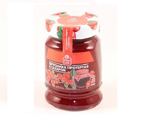 METRO CHEF брусника протертая с сахаром, без консервантов, 350 гр