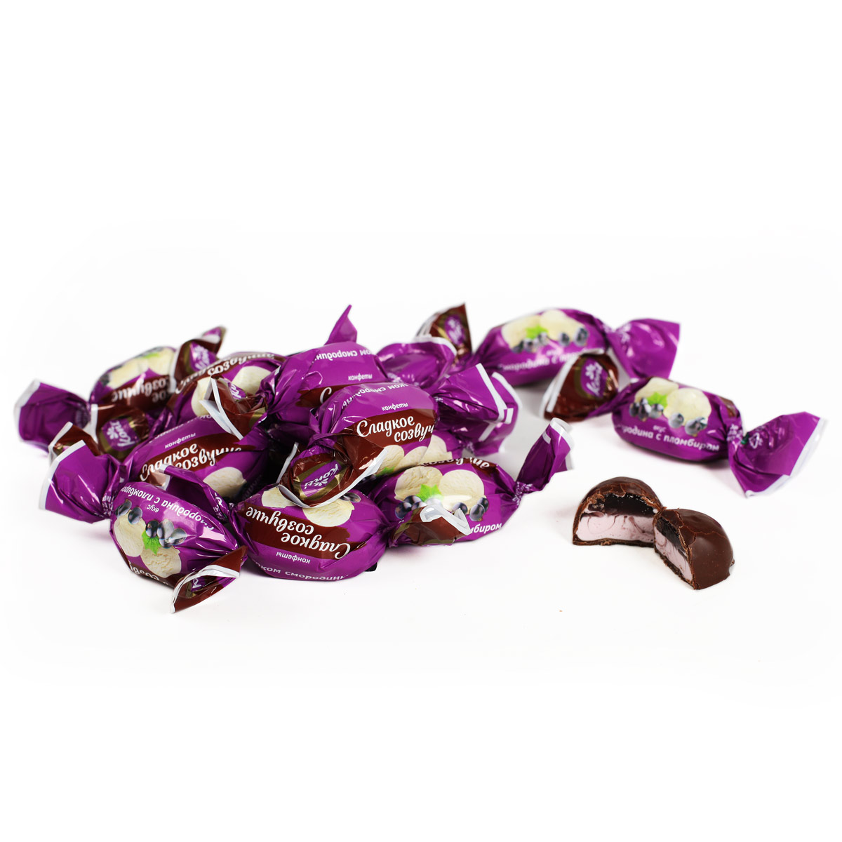 Конфеты Сладкое созвучие смородина с пломбиром Konti 