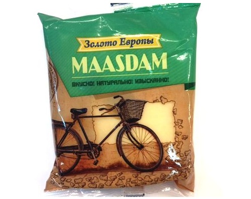 Золото Европы сыр Маасдам 240г