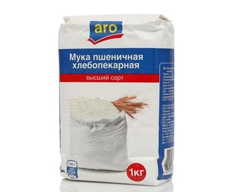 ARO мука ГОСТ пшеничная высшего сорта 1кг