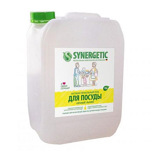 Средство для мытья посуды, детских игрушек SYNERGETIC 10 л