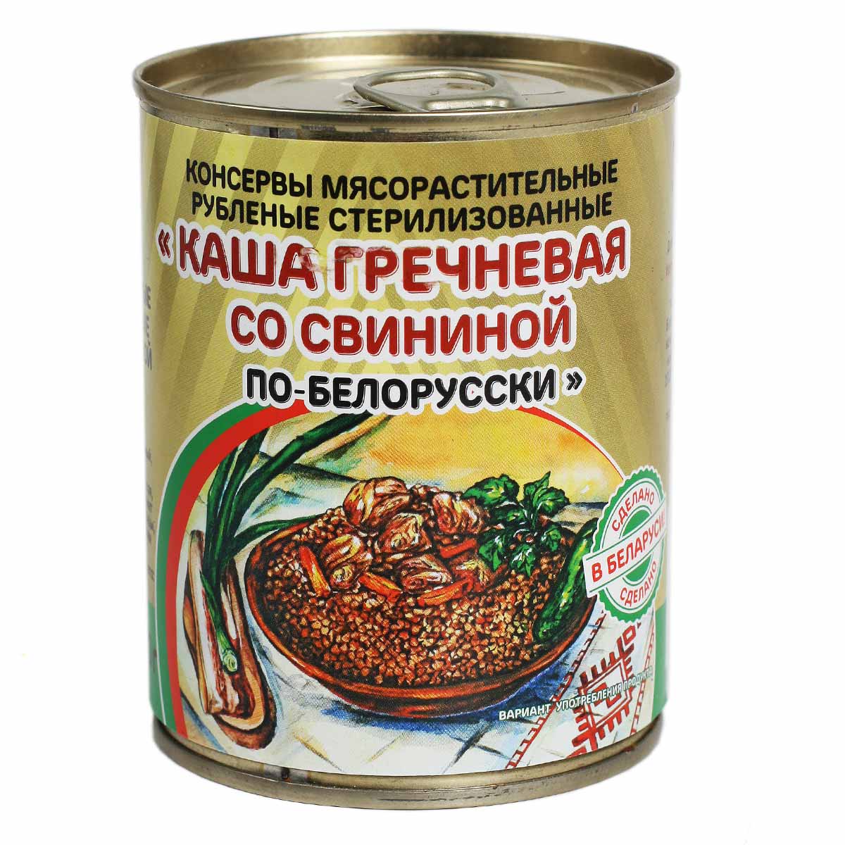Каша гречневая со свининой Деревня Большие Томики 340г