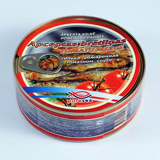 Килька обж. в томатном соусе, "Pure Sea", Латвия 240 г.