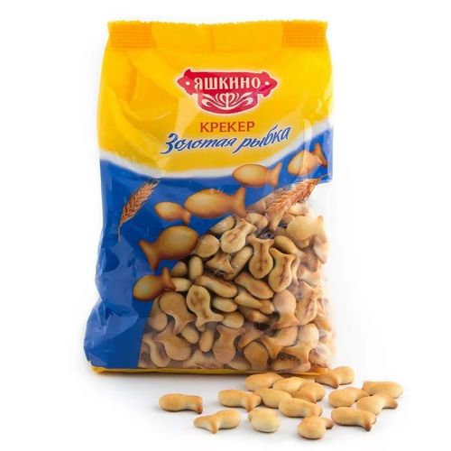 Яшкино Крекер Золотая рыбка 350гр 