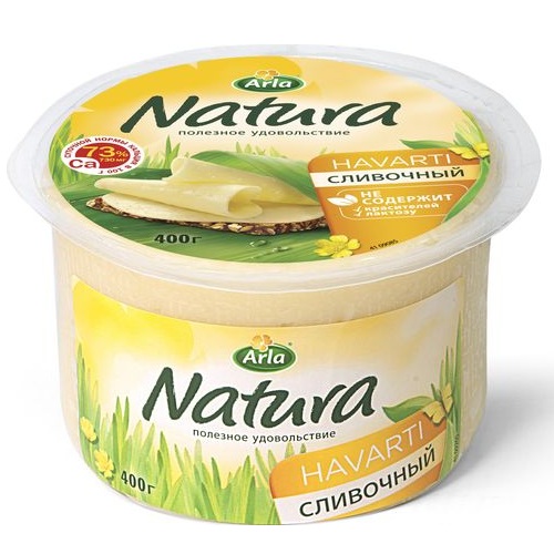 Сыр Арла Натура сливочный ARLA NATURA 400г
