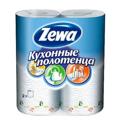 ZEWA бумажные полотенца 2 слоя 2 рулона